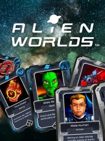 Alien Words NFT game logo
